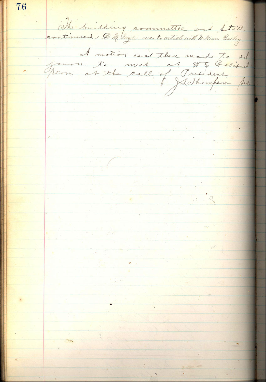 minute book